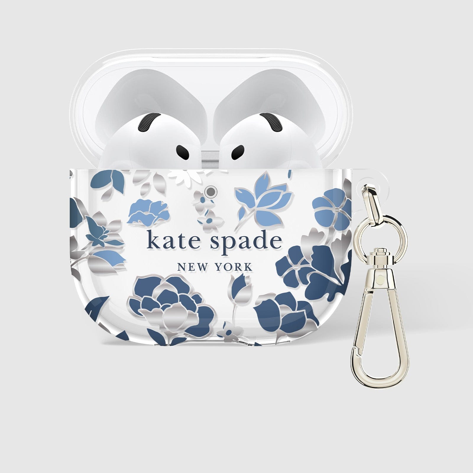 kate spade new york Flowerbed Blue - AirPods 4 (open case)