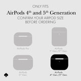 Only Fits, Airpods 4th and 5th Generation, confirm your airpod size before ordering 