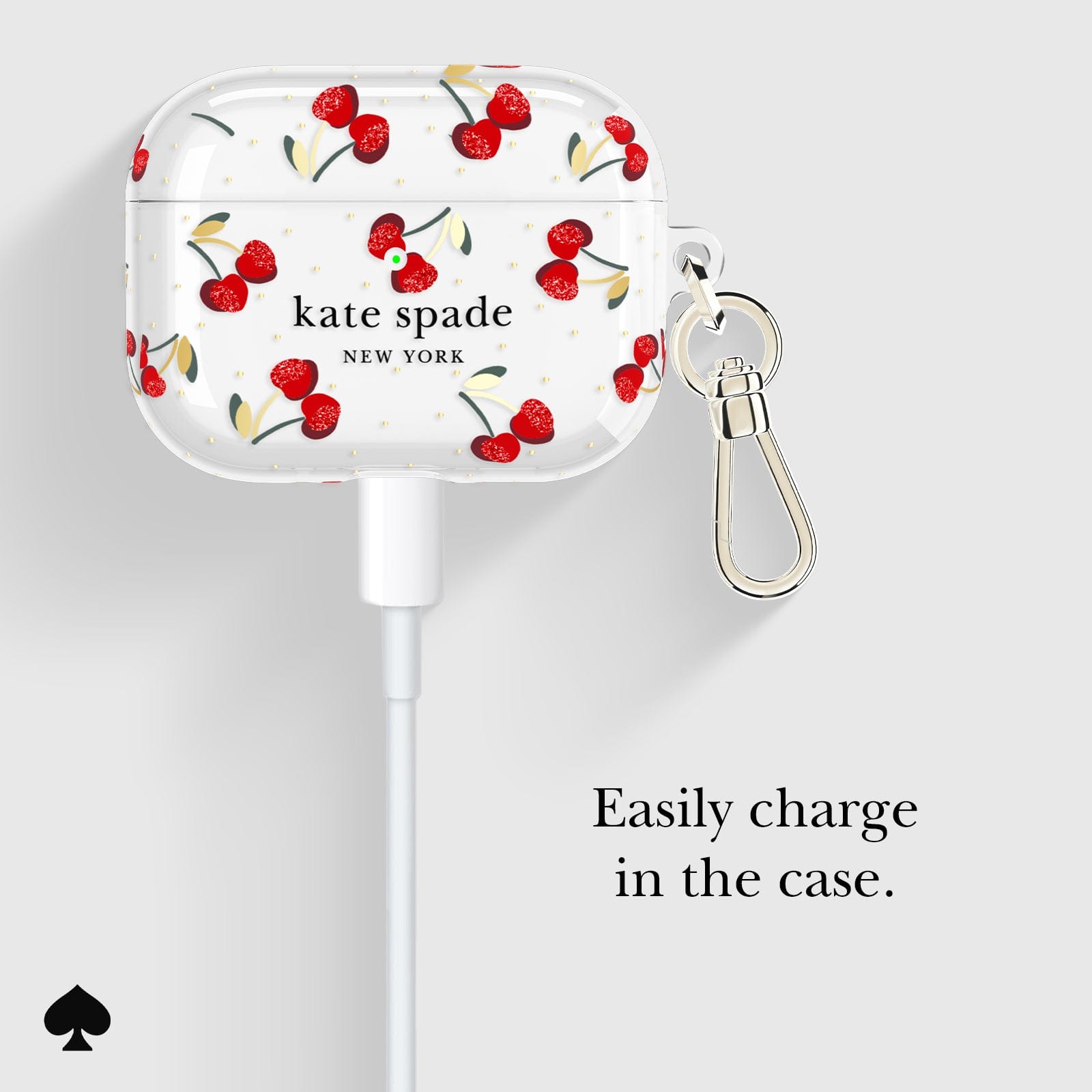 Easily charge in the case