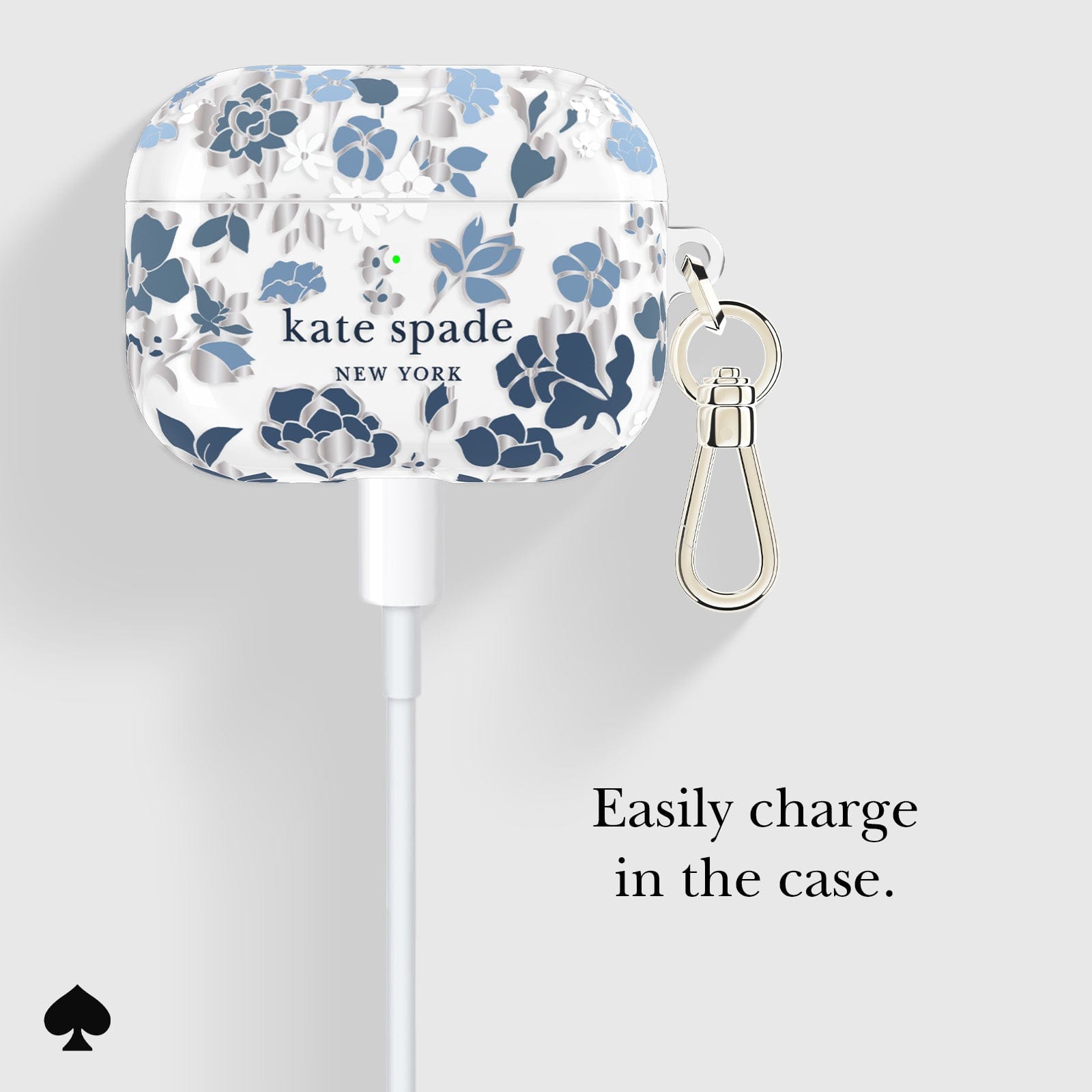 Easily charge in the case