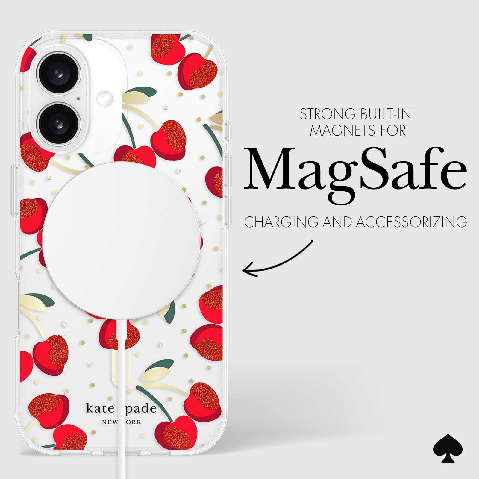 STRONG BUILT-IN MAGNETS FOR MAGSAFE CHARGING AND ACCESSORIZING
