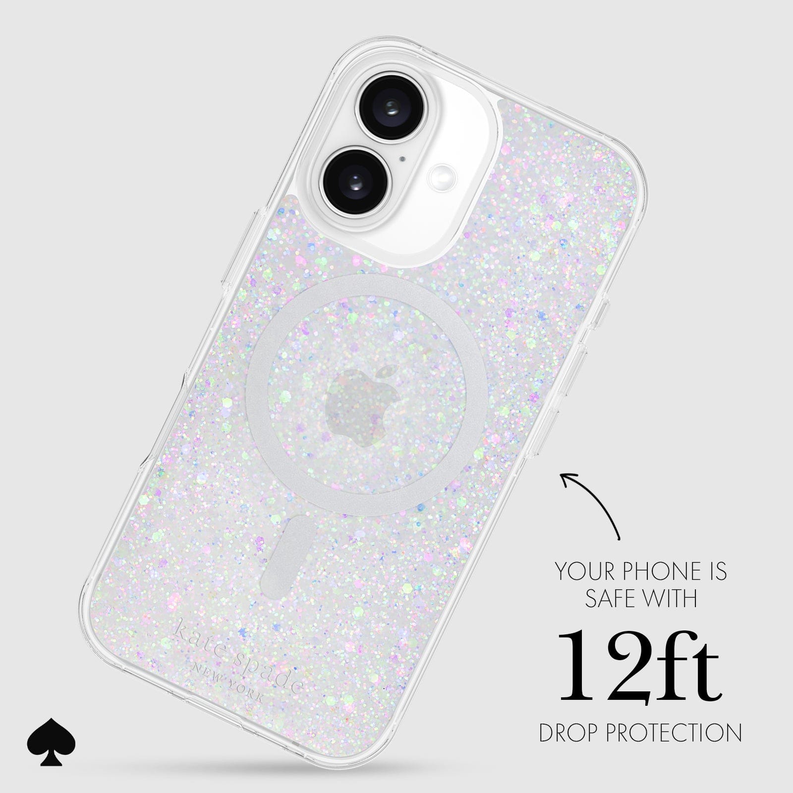 kate spade new york Chunky Glitter MagSafe - iPhone 16