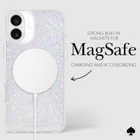 kate spade new york Chunky Glitter MagSafe - iPhone 16 Plus