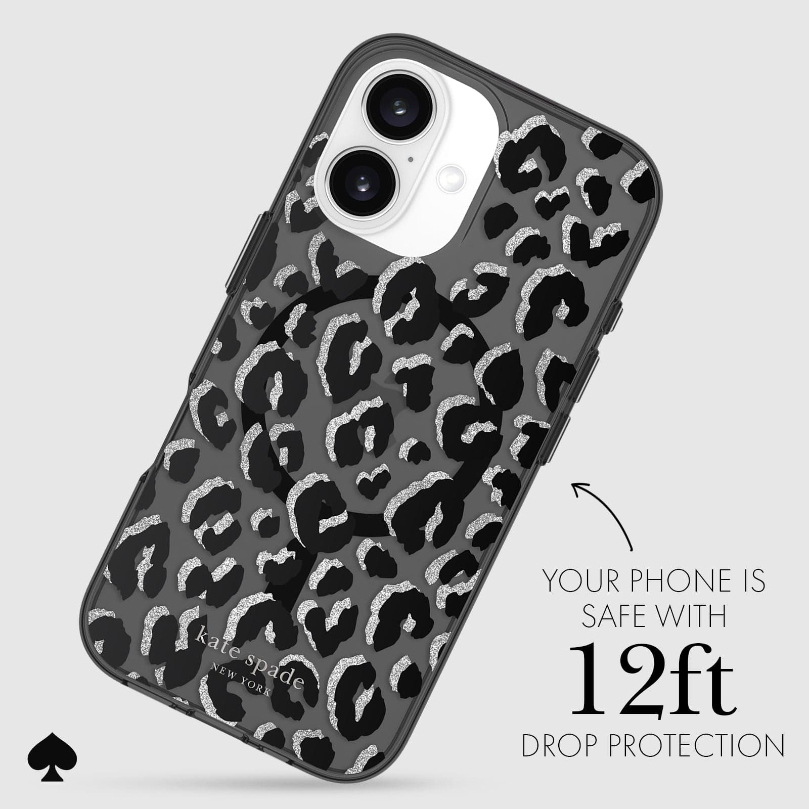 YOUR PHONE IS SAFE WITH 12-FOOT DROP PROTECTION
