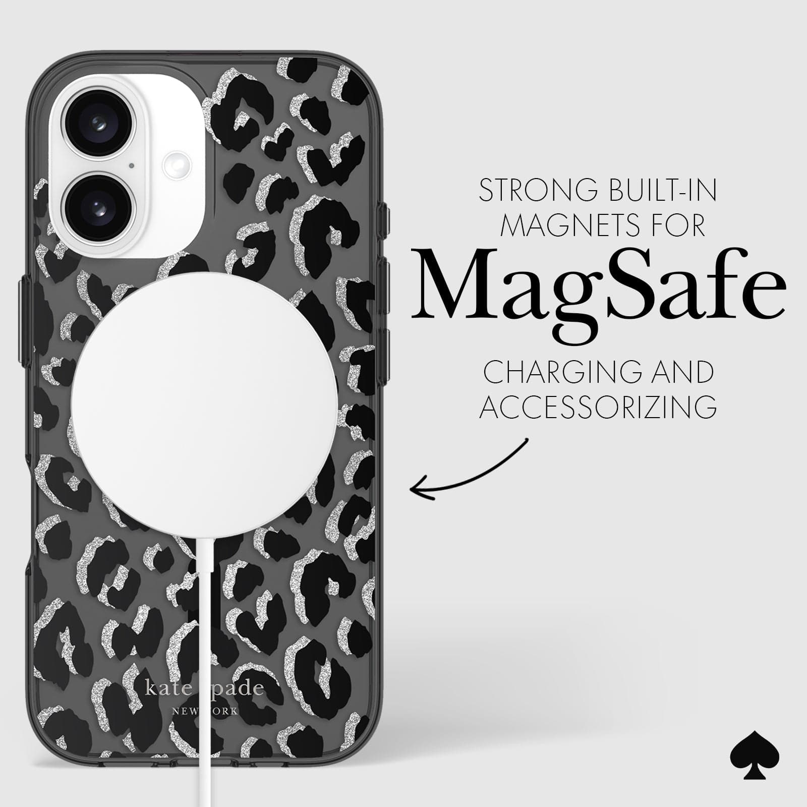 STRONG BUILT-IN MAGNETS FOR MAGSAFE CHARGING AND ACCESSORIZING
