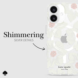 SHIMMERING SILVER DETAILS
