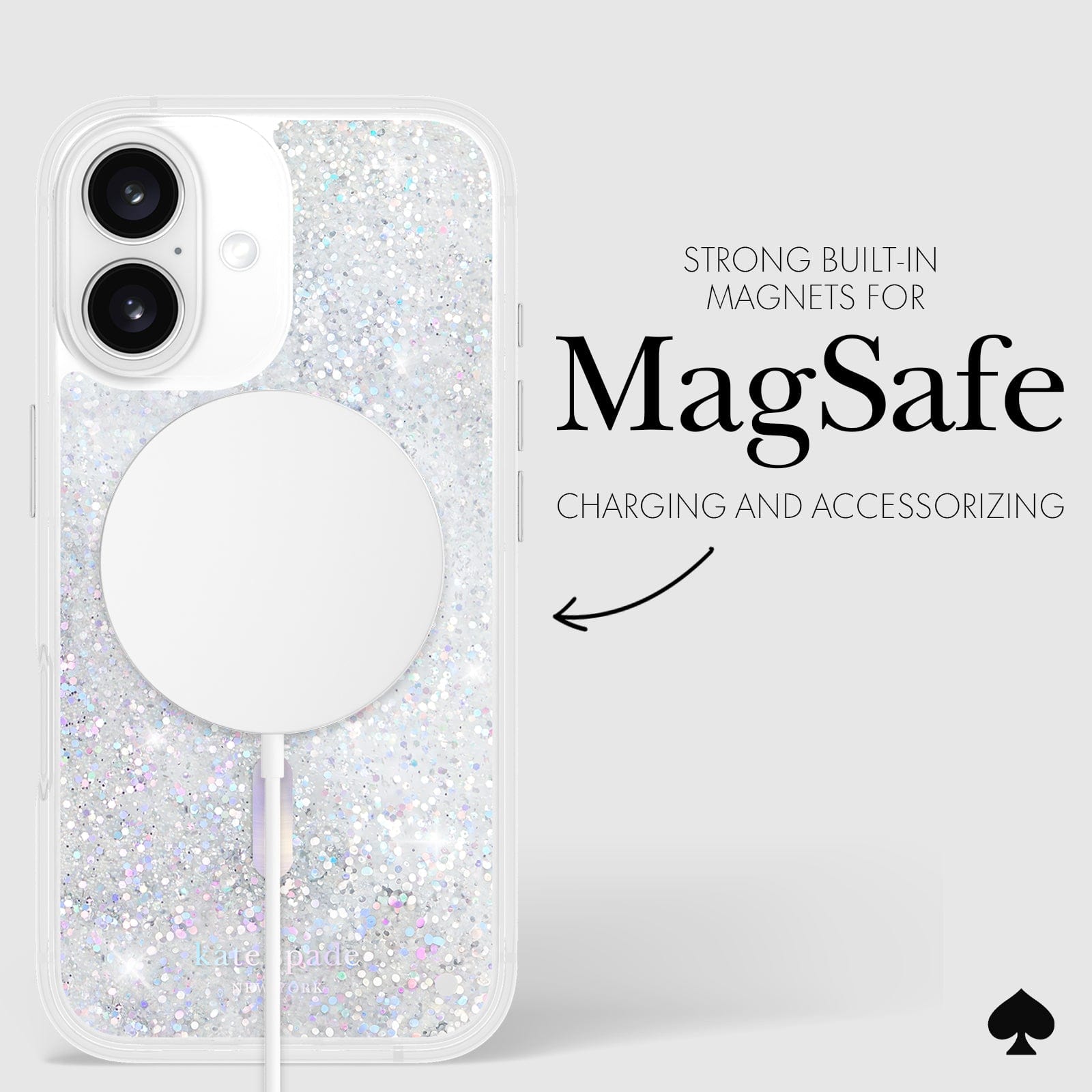 STRONG BUILT-IN MAGNETS FOR MAGSAFE CHARGING AND ACCESSORIZING
