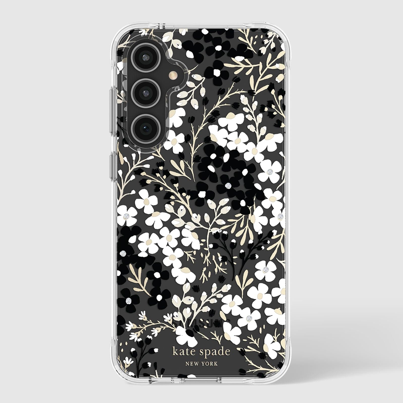 kate spade Multi Floral Black and White - Galaxy S23 FE