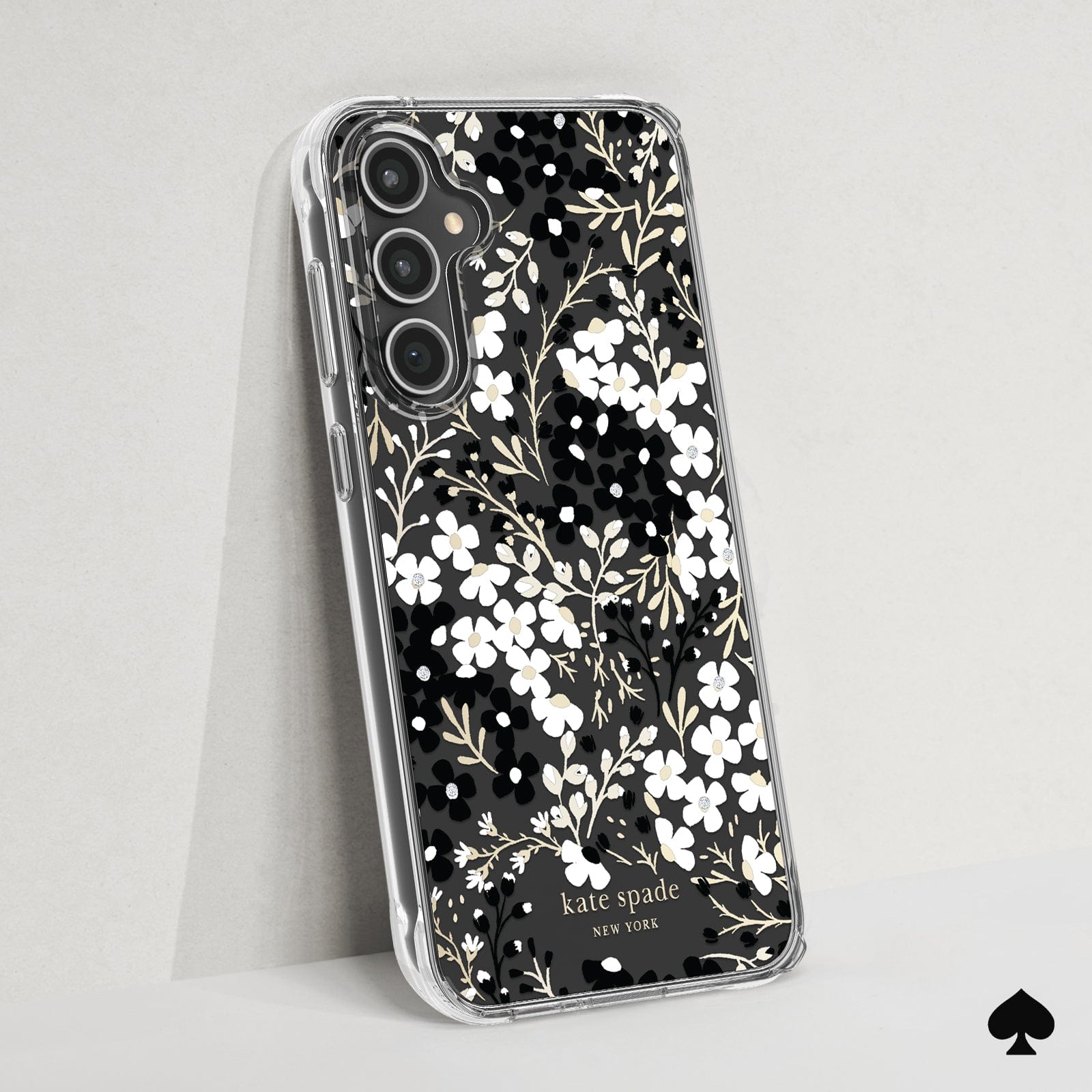 kate spade Multi Floral Black and White - Galaxy S23 FE