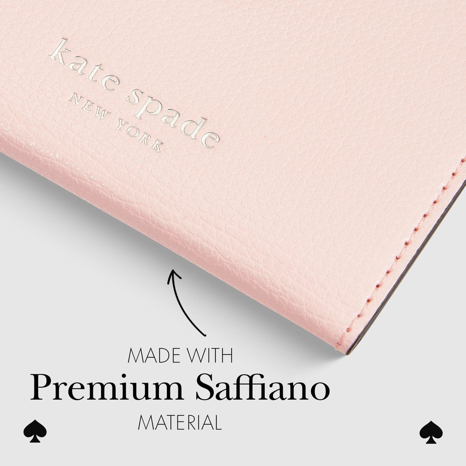 カードケース・名刺入れ Kate Spade Document Holders Women Leather Pink Kate Spade Leather card holder | Women's Accessories
