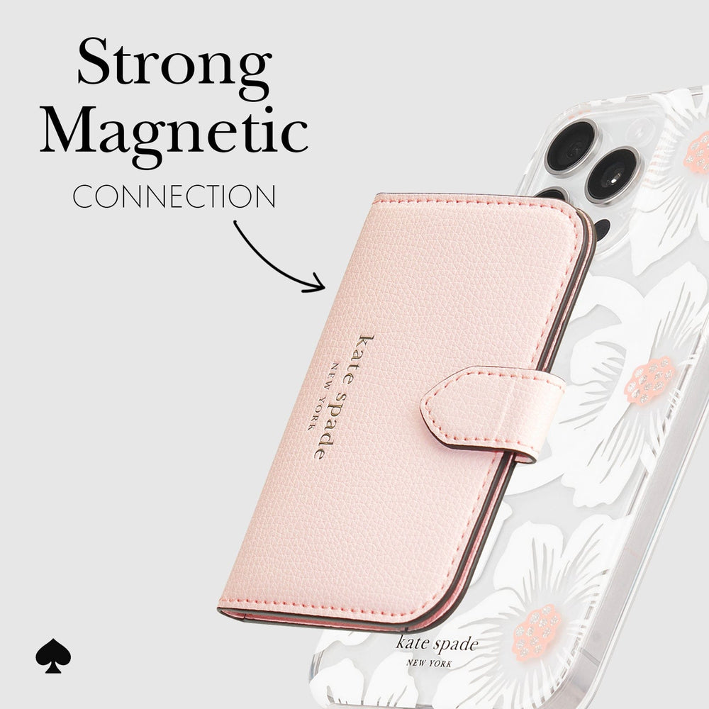 Kate Spade New york Morgan Magnetic Wallet - Chalk Pink Kate Spade New york Morgan Magnetic Wallet - Chalk Pink
