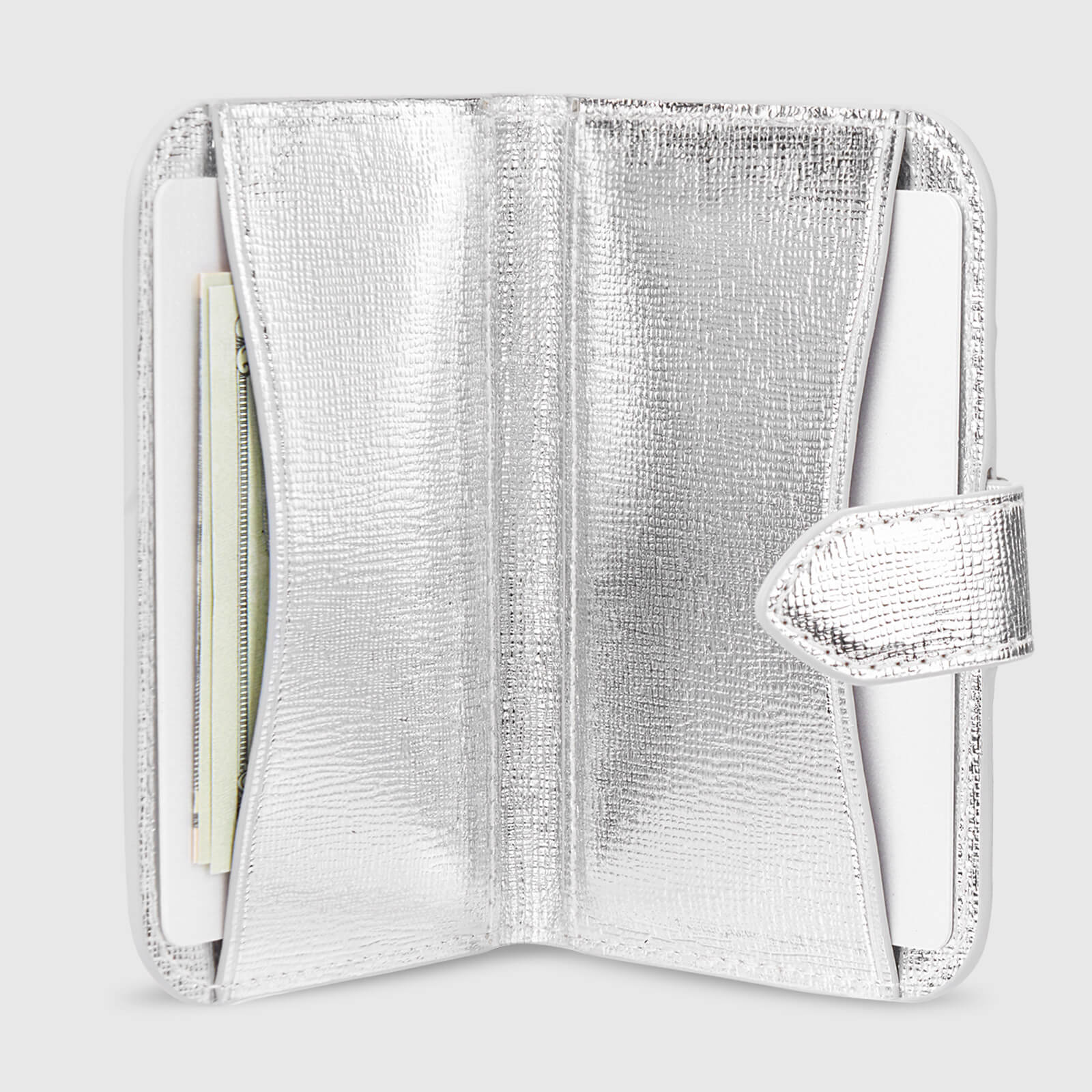 kate spade new york Metallic Silver Morgan MagSafe Wallet
