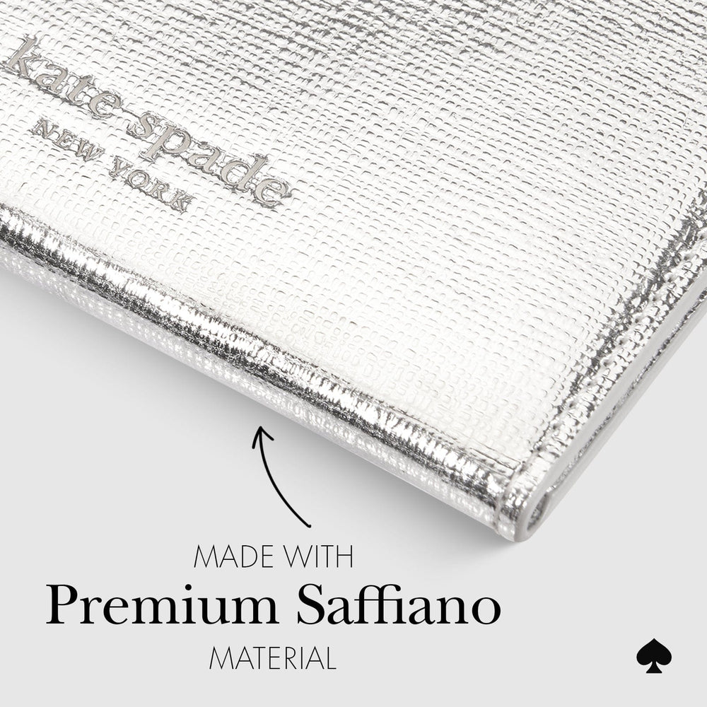 kate spade new york Metallic Silver Morgan MagSafe Wallet