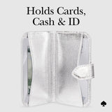 kate spade new york Metallic Silver Morgan MagSafe Wallet