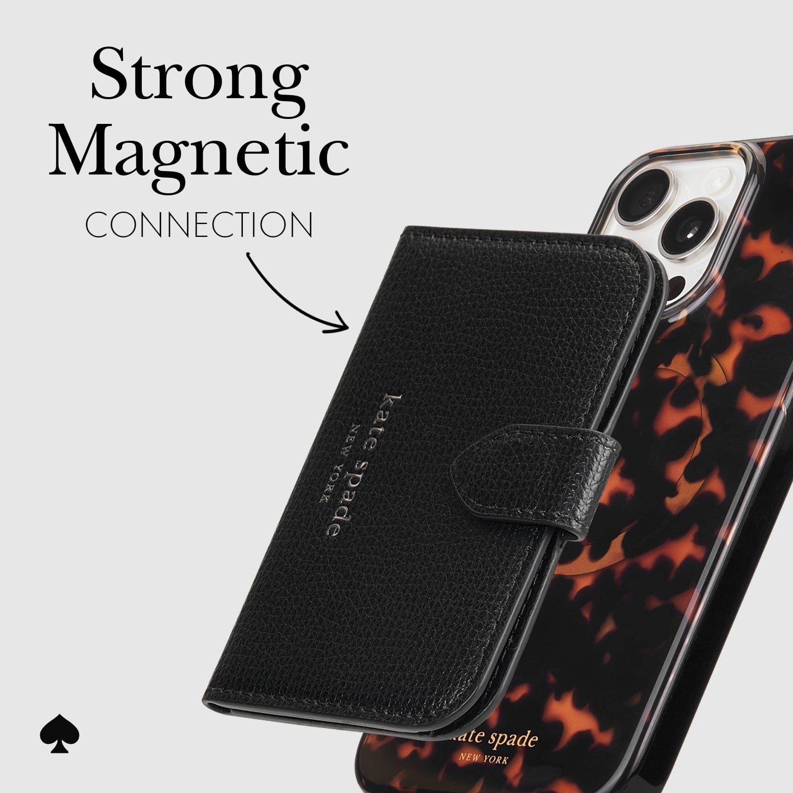 【kate spade】モーガン マグセーフ ウォレット ネイビー Amazon.com: kate spade new york Morgan Magnetic Phone Wallet