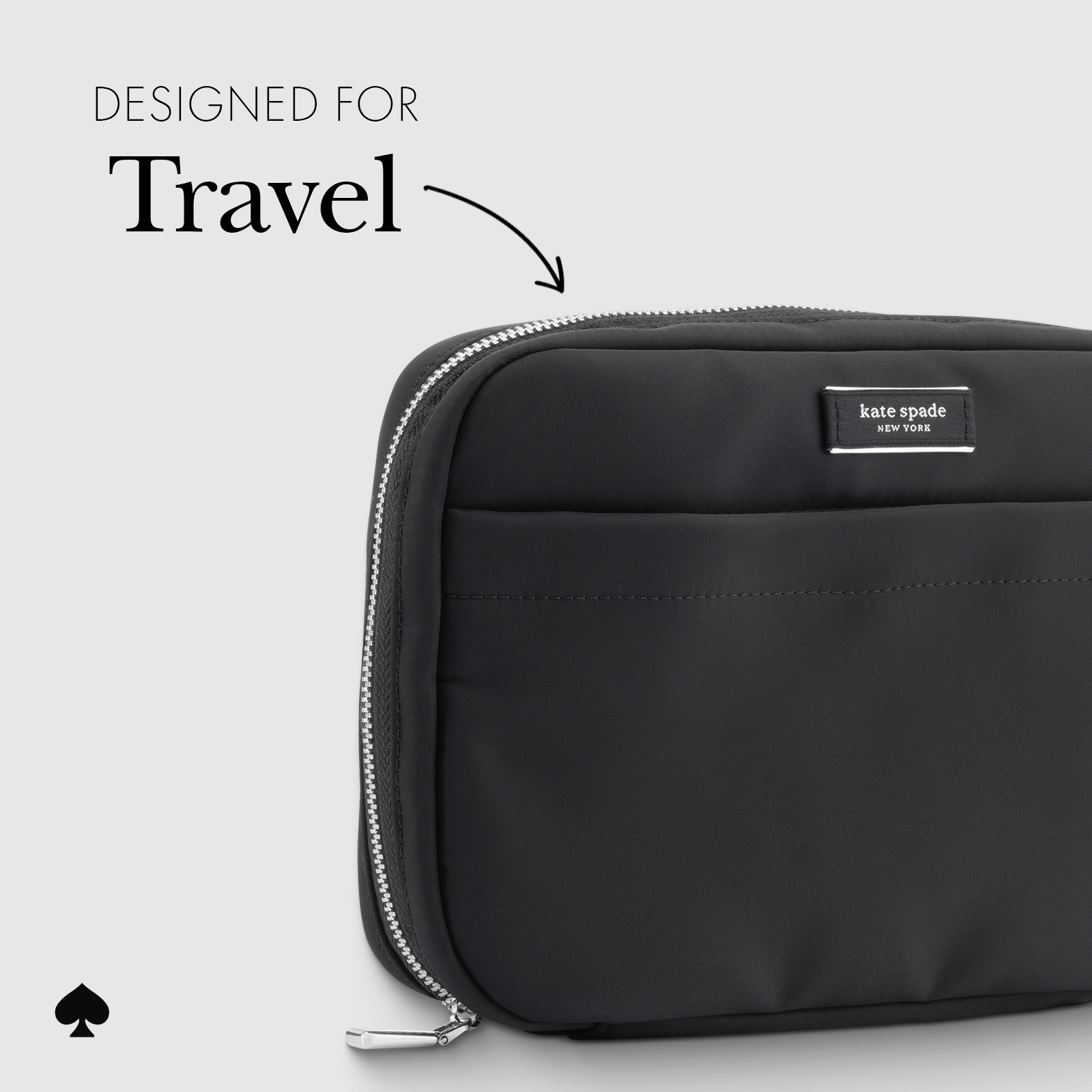 kate spade new york Nylon Tech Organizer Travel Pouch - Thumbnail 2