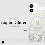 CASCADING LIQUID GLITTER WATERFALL DESIGN
