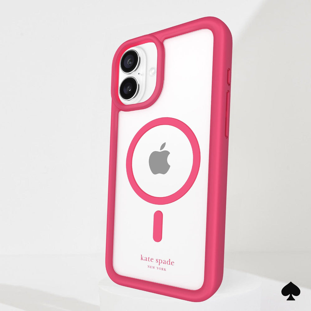 kate spade New york Apple iPhone 16 Plus Ultra Protective MagSafe Compatible Case - Pom Pom Pink