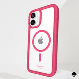 kate spade new york Ultra Protective Pom Pom Pink MagSafe - iPhone 16 Plus
