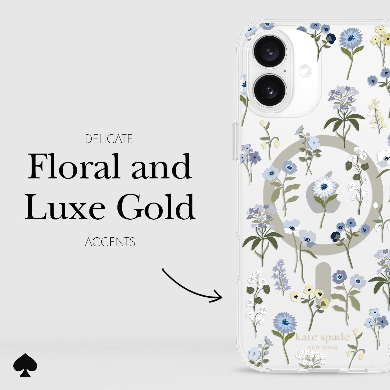 kate spade new york Precious Bloom MagSafe iPhone 16 Plus - Thumbnail 5