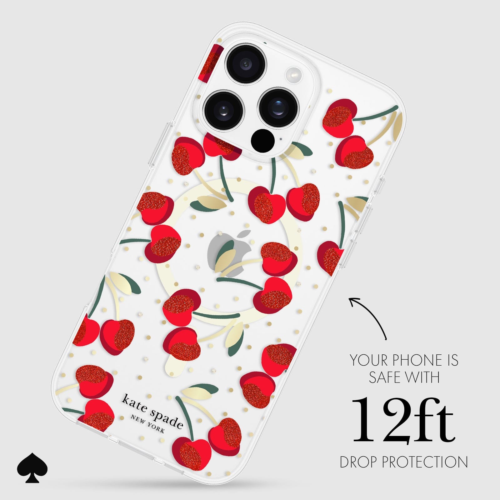 YOUR PHONE IS SAFE WITH 12-FOOT DROP PROTECTION
