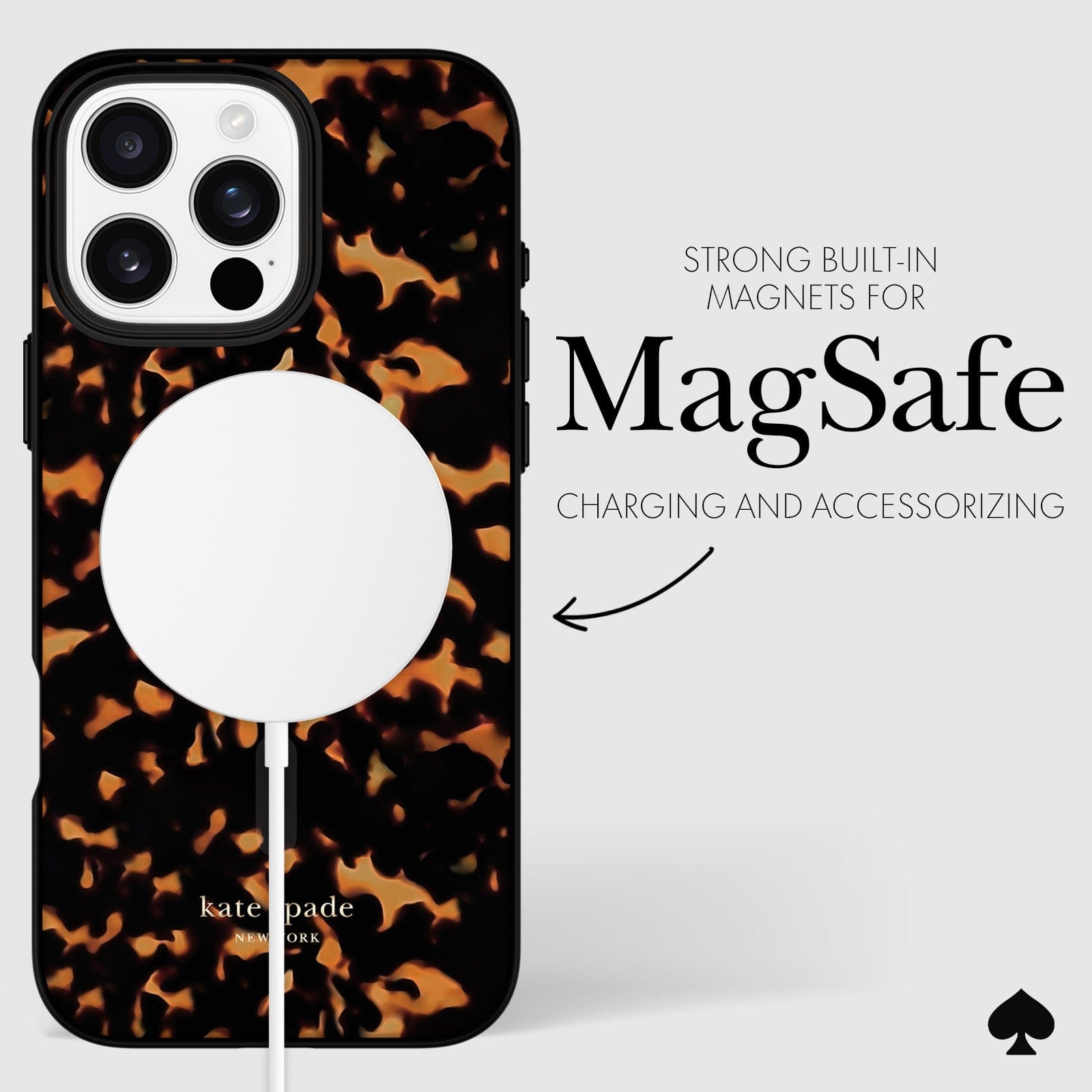 STRONG BUILT IN MAGNETS FOR MAGSAFE CHARGING AND ACCESSORIZING