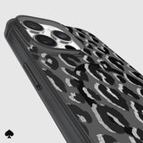 kate spade new york Black City Leopard MagSafe - iPhone 16 Pro Max