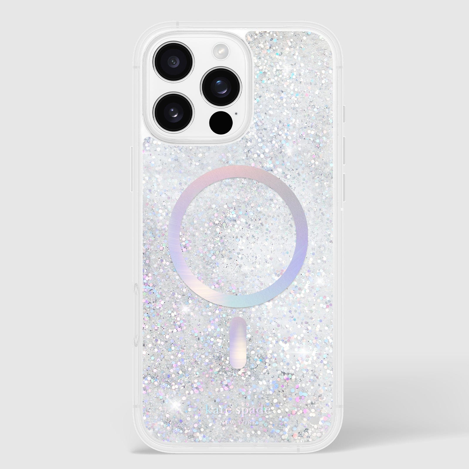 kate spade new york Liquid Glitter Opal Iridescent MagSafe - iPhone 16 Pro Max