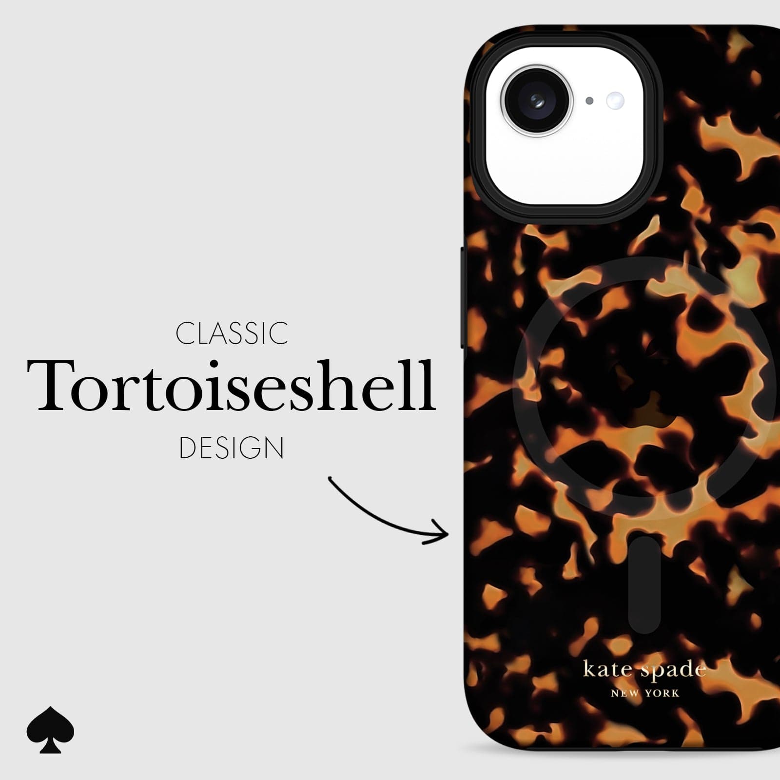 kate spade new york Tortoiseshell MagSafe iPhone 16e - Thumbnail 3