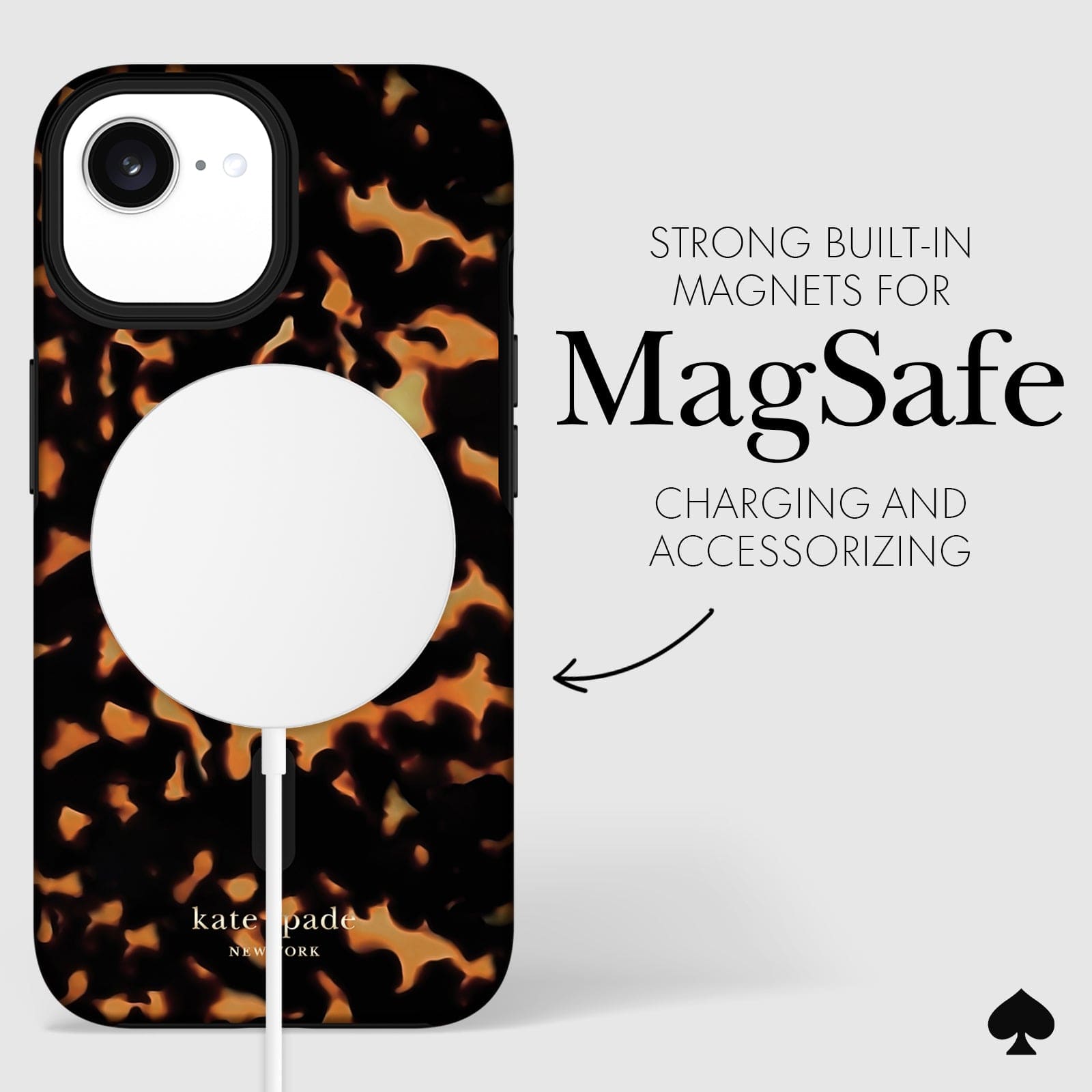 kate spade new york Tortoiseshell MagSafe iPhone 16e - Thumbnail 2