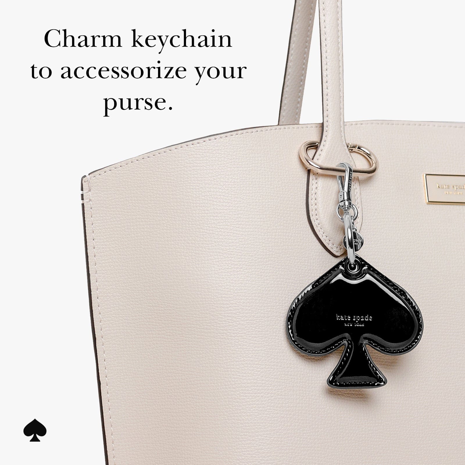kate spade new york Spade Charm AirTag Keychain