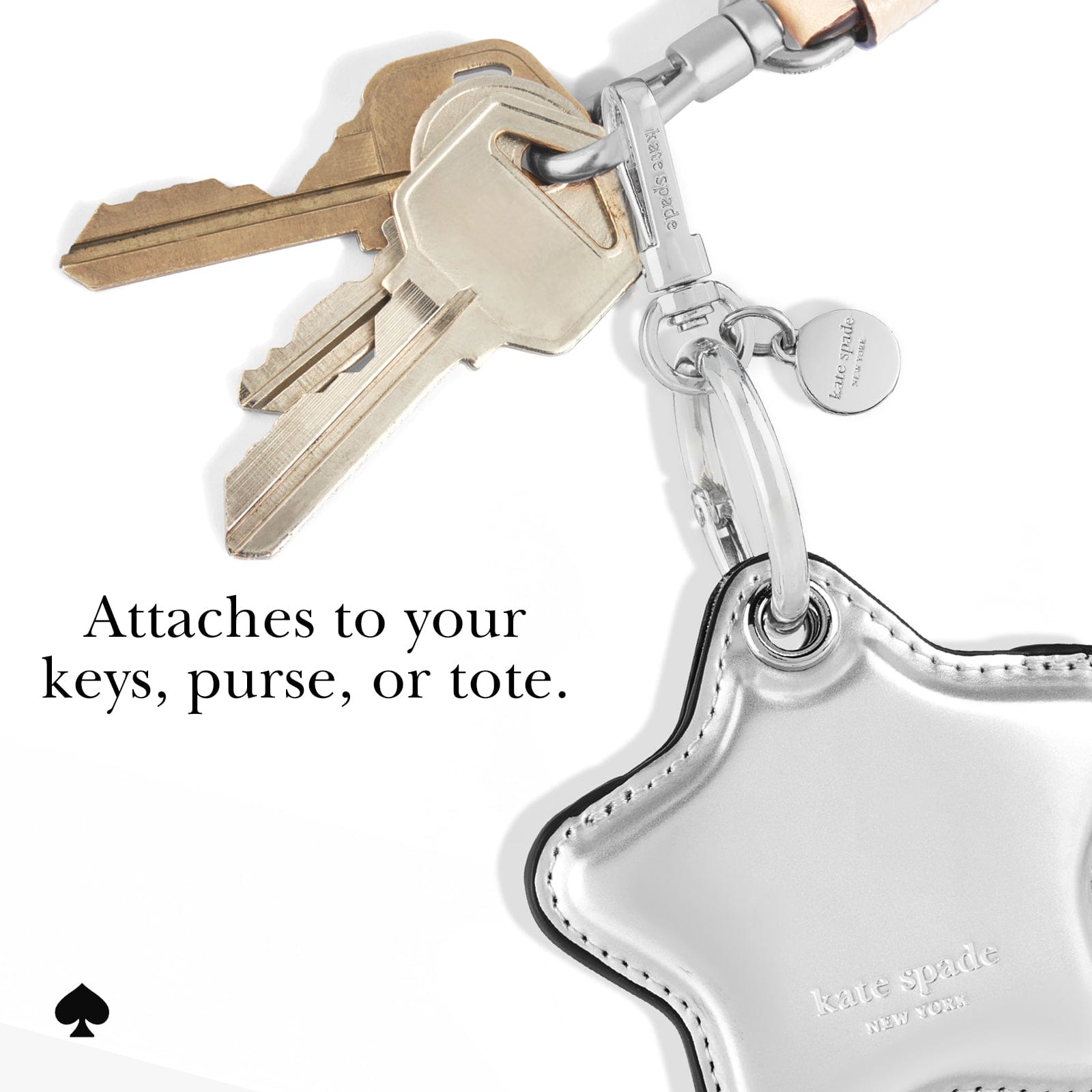 kate spade new york Star Charm AirTag Keychain