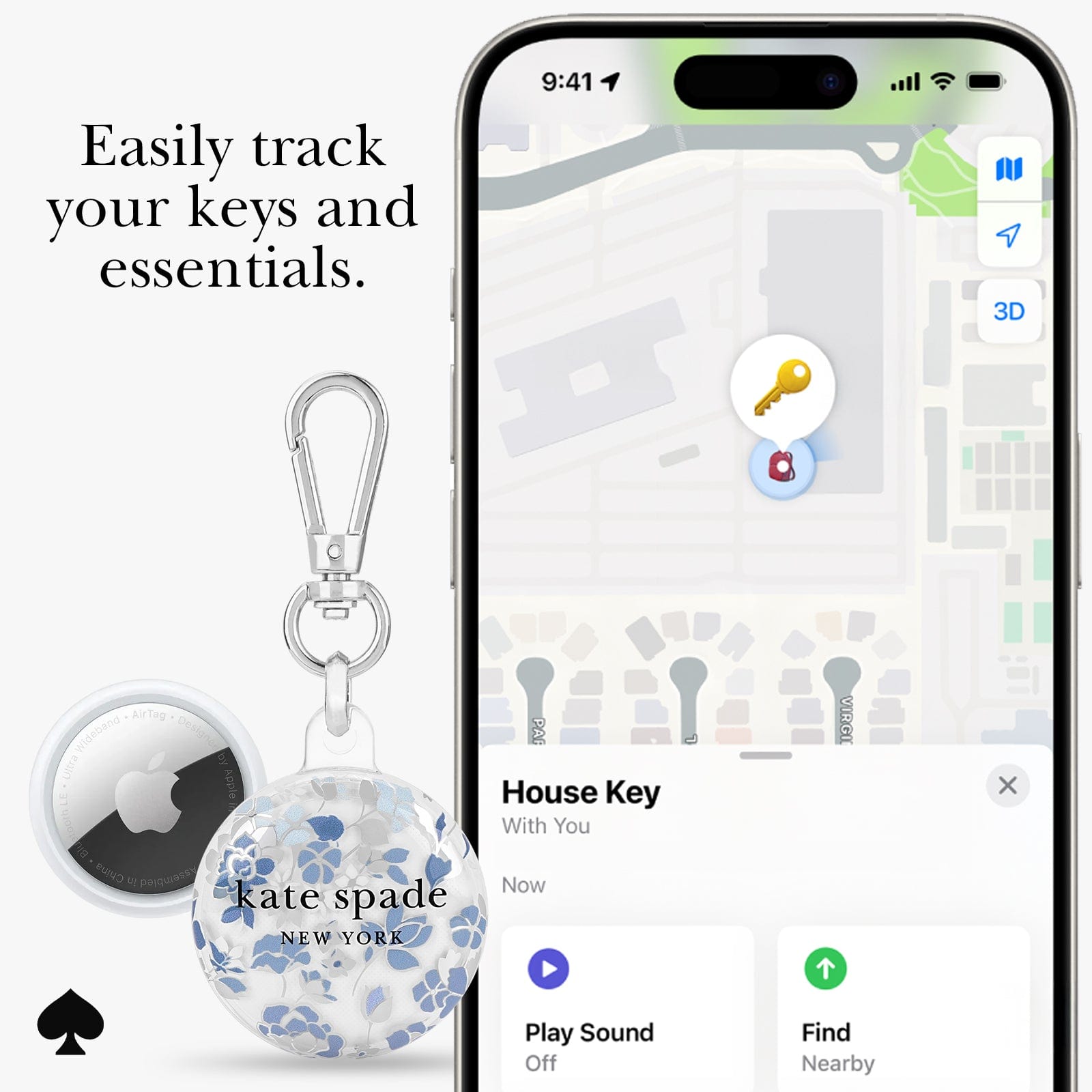 Easily track your keys and essentials