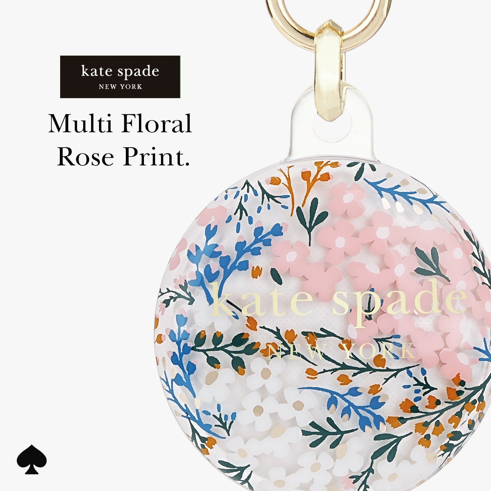kate spade new york Multi Floral Rose AirTag Case
