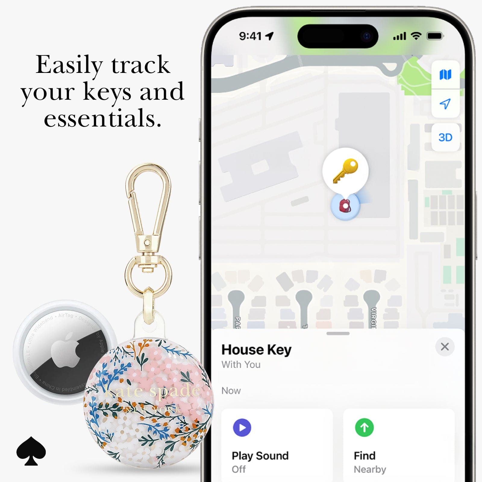 Easily track your keys and essentials
