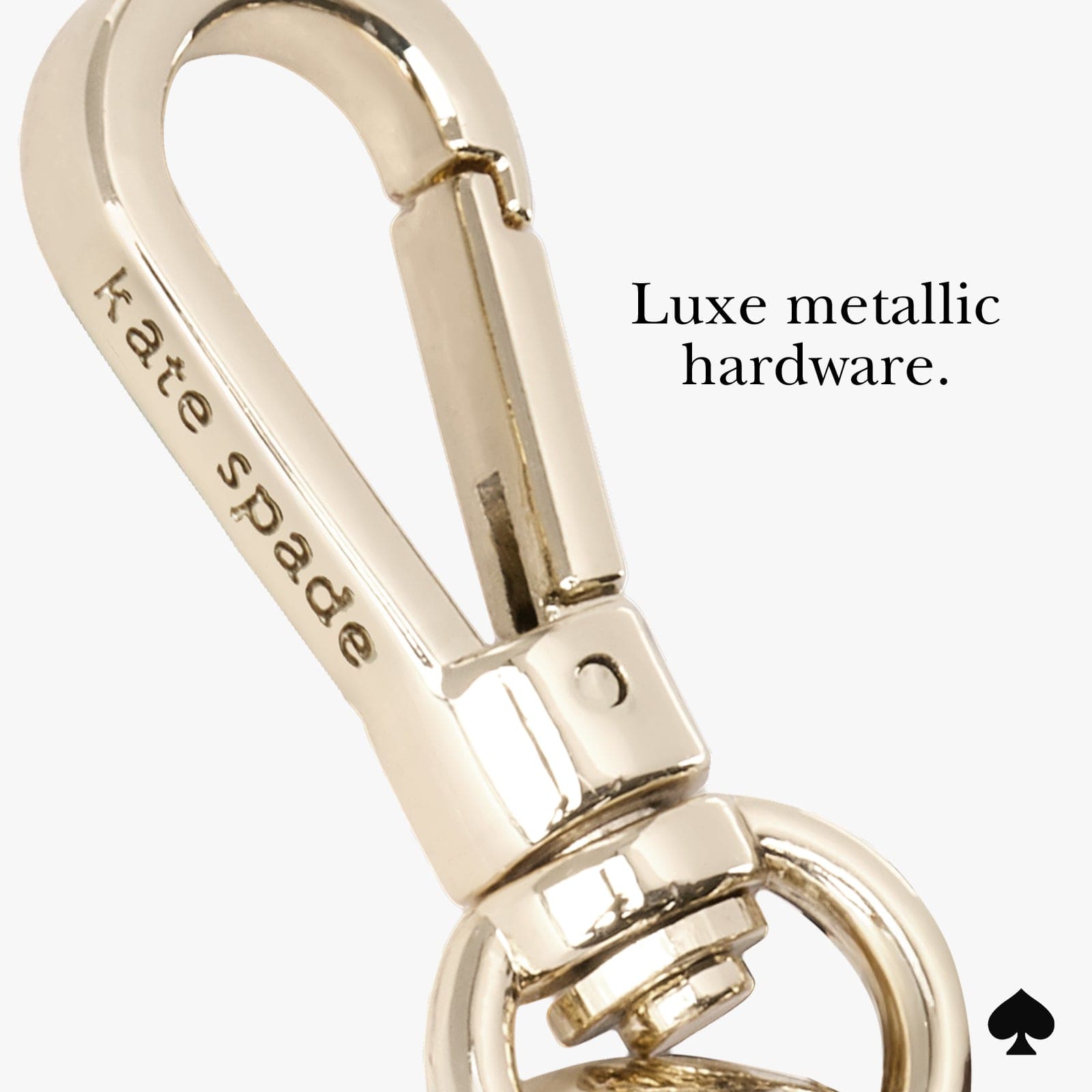 Luxe metallic hardware