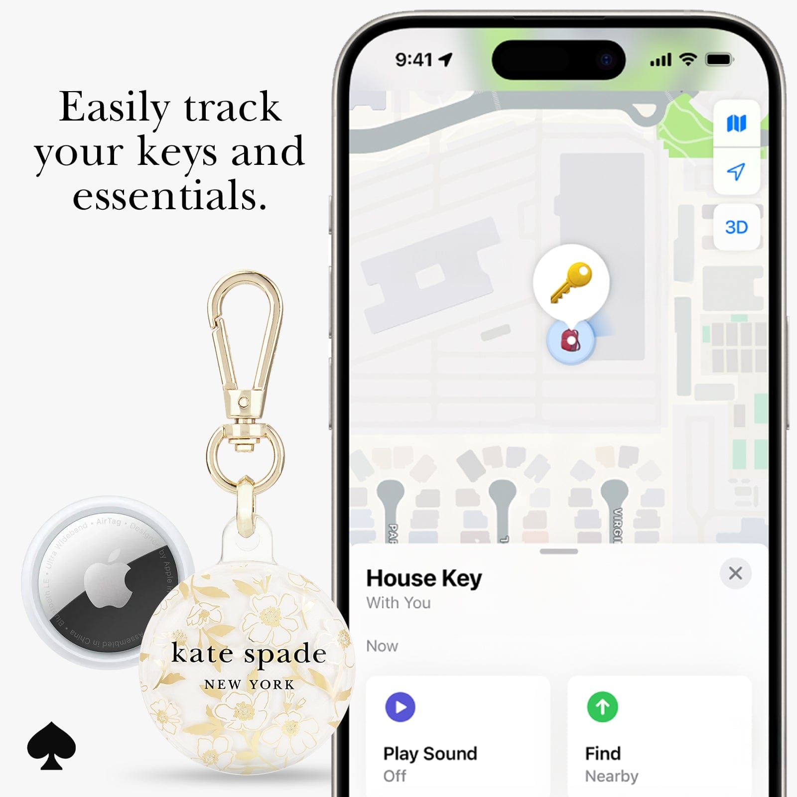Easily track your keys and essentials