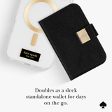 Doubles as a sleek standalone wallet for days on the go
