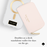 Doubles as a sleek standalone wallet for days on the go