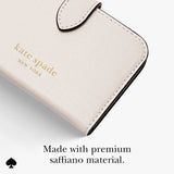 Made with premium Saffiano material