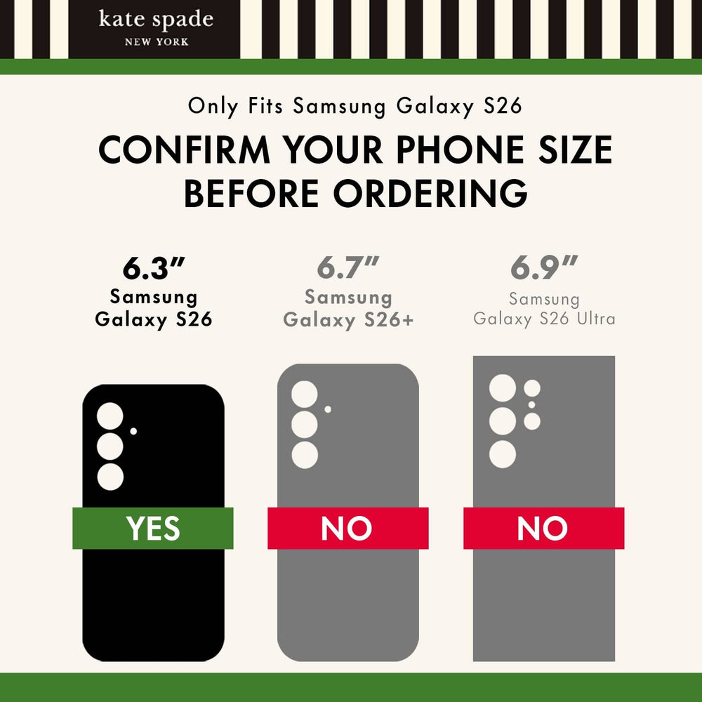Only fits samsung galaxy S26, confirm your phone size before ordering, 6.3" Samsung Galaxy S26