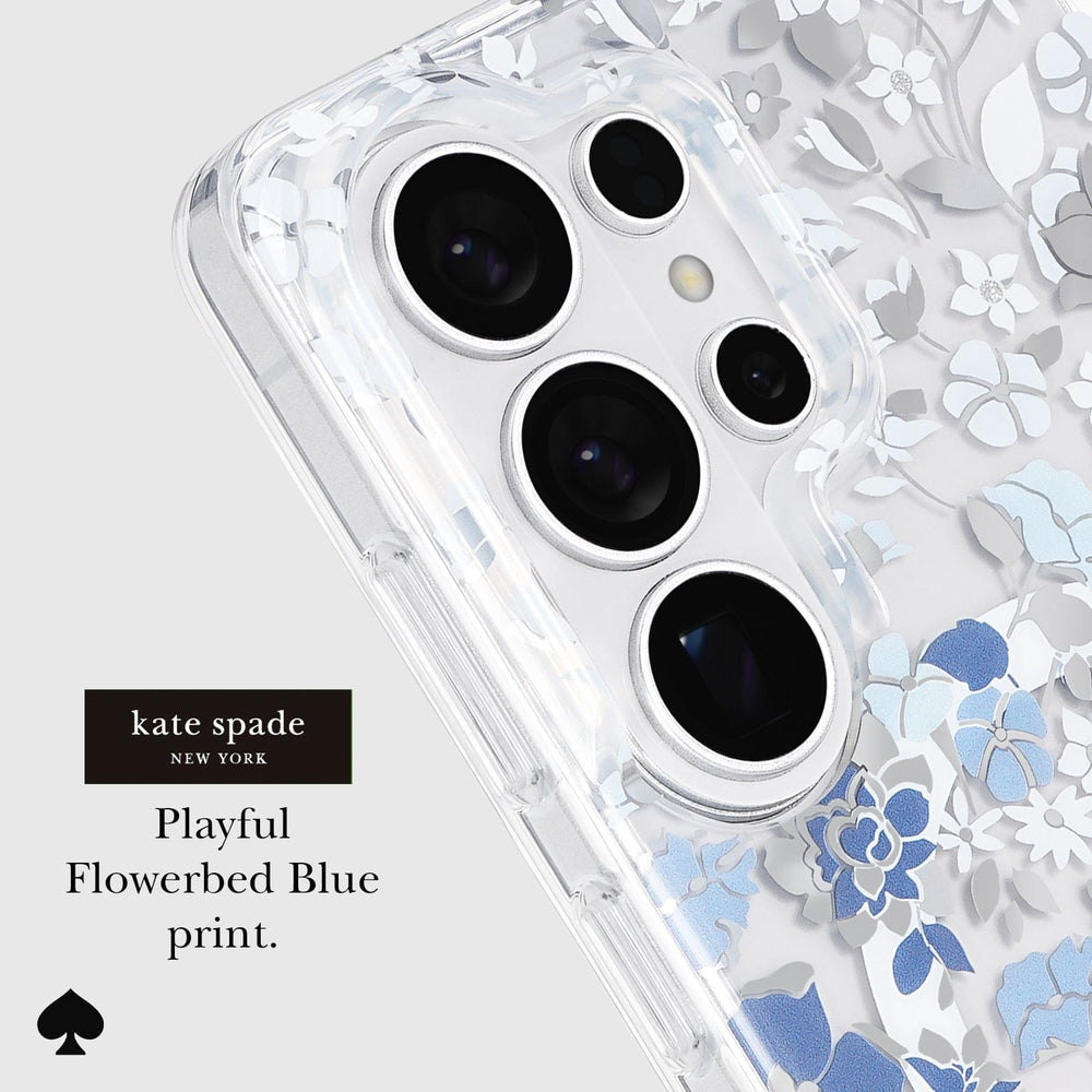 Playful flowerbed blue print