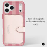 kate spade new york Stripe Rose Coral MagSafe - iPhone 17 Pro Max