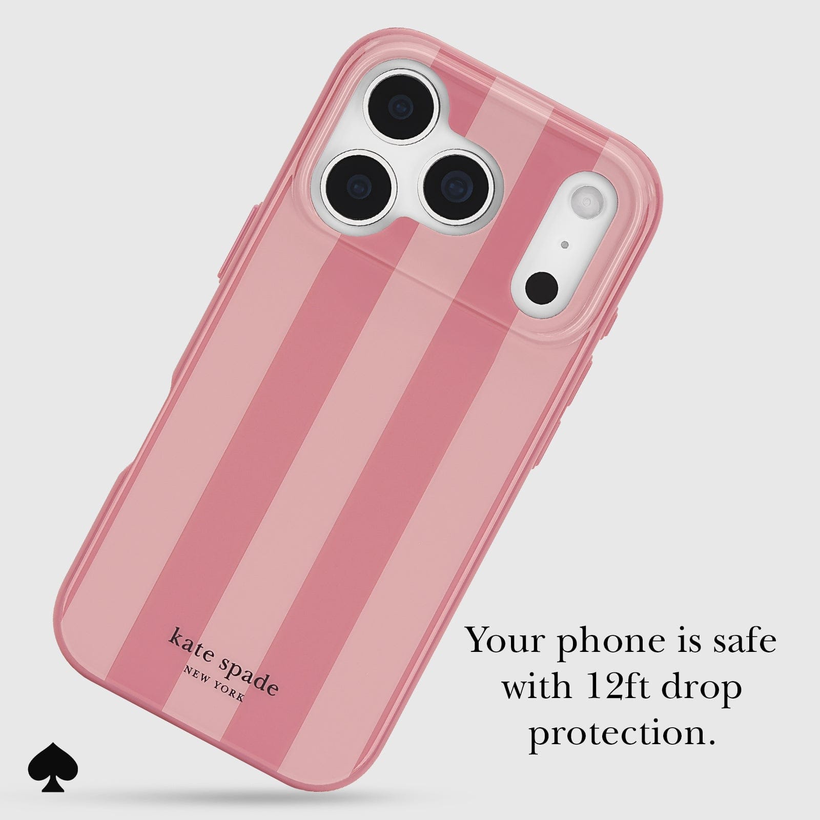 kate spade new york Stripe Rose Coral MagSafe - iPhone 17 Pro