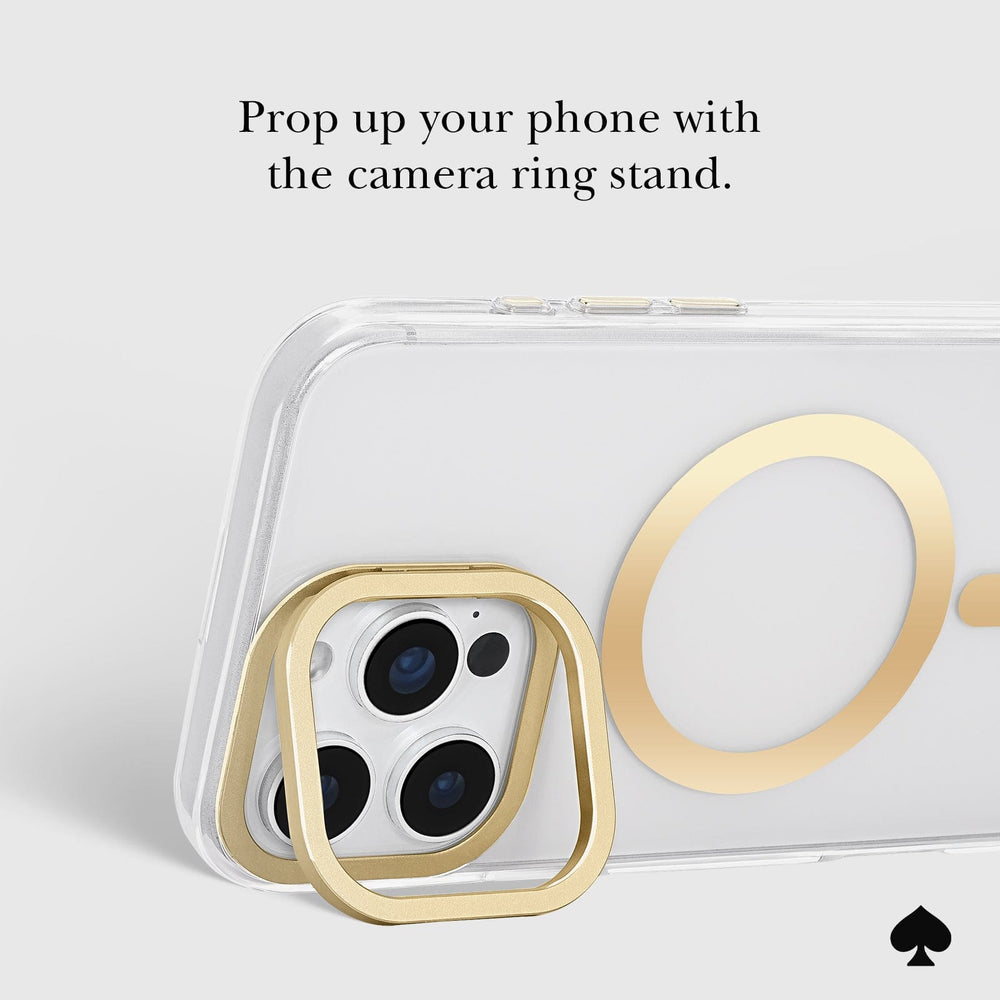 Prop up your phone with the camera ring stand