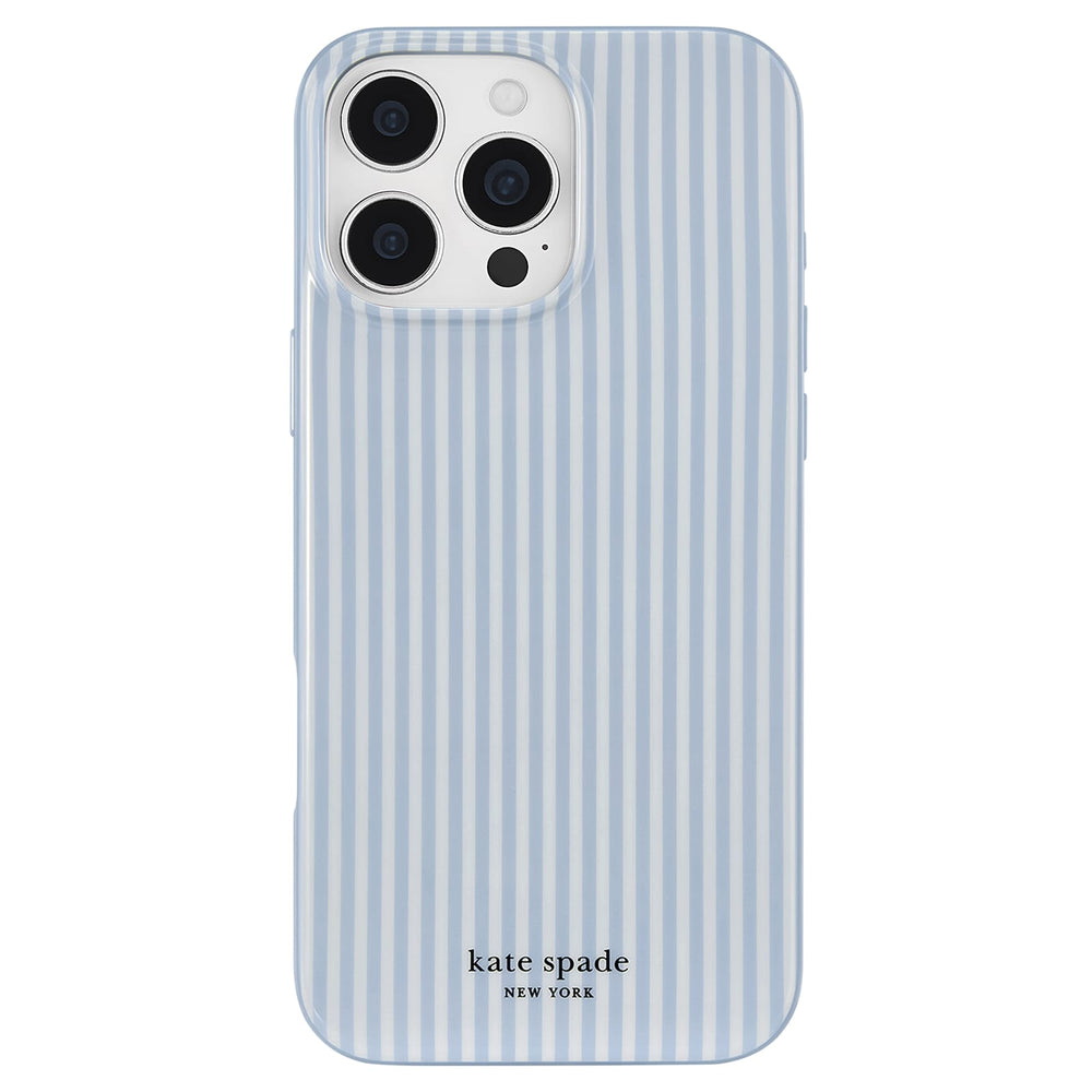 kate spade new york Diamond Blue Stripe MagSafe - iPhone 16 Pro Max