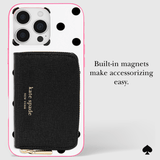 Bult-in Magnets make accessorizing easy 