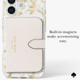 BUILT IN MAGNETS MAKE ACCESSORIZING EASY