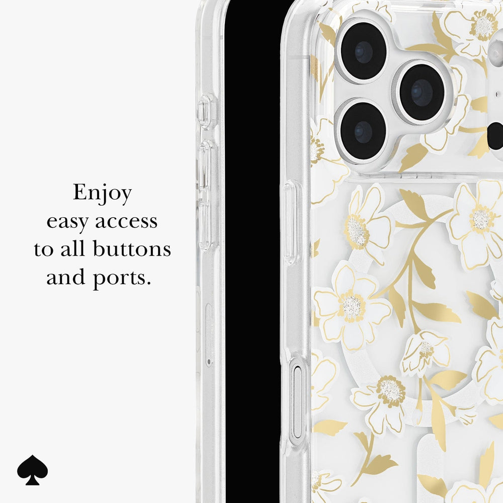 Enjoy easy access to all buttons and ports