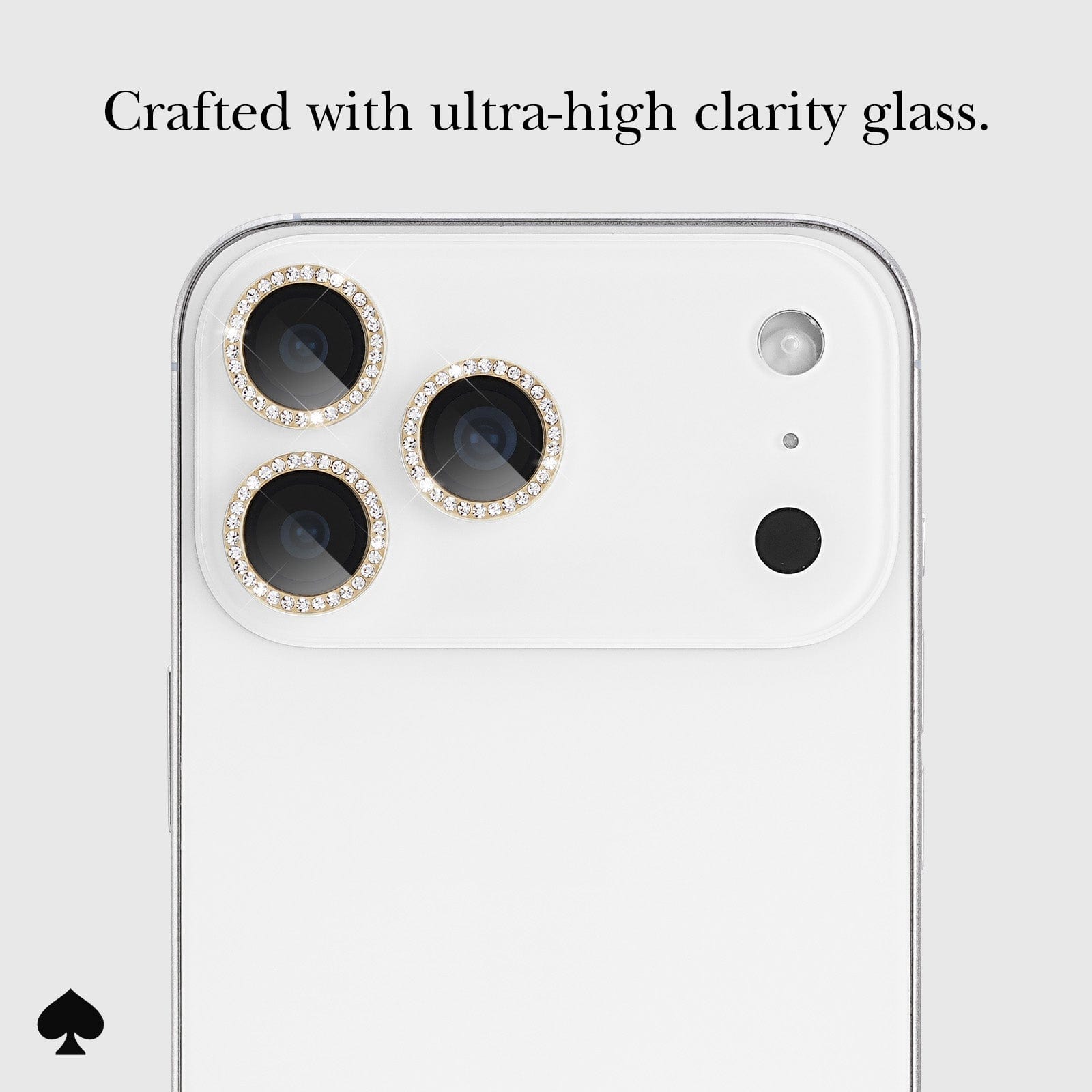 kate spade new york Camera Lens Protector Set in Stone Gold for iPhone 17 Pro / 17 Pro Max - Thumbnail 2